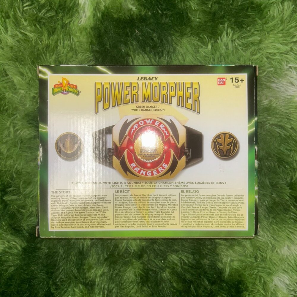 *NEW Power Rangers Legacy Green / White Ranger Gold Power Morpher ドラゴンバックラー - Picture 2 of 6